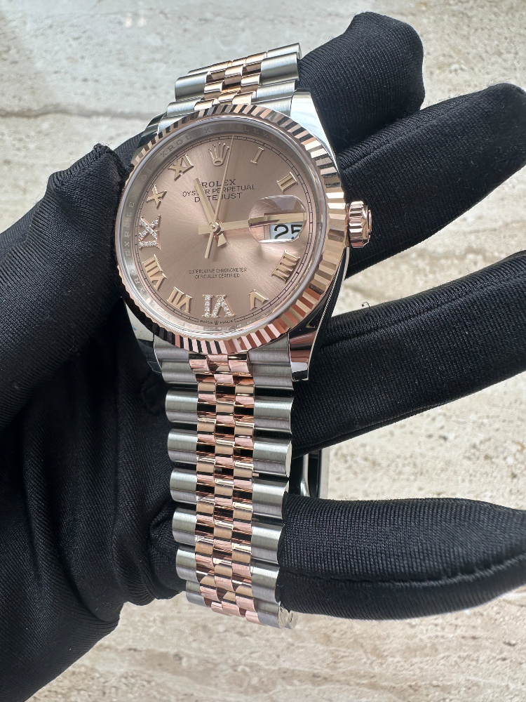 Часы Rolex Datejust 36mm Steel and Everose Gold 126231-0027