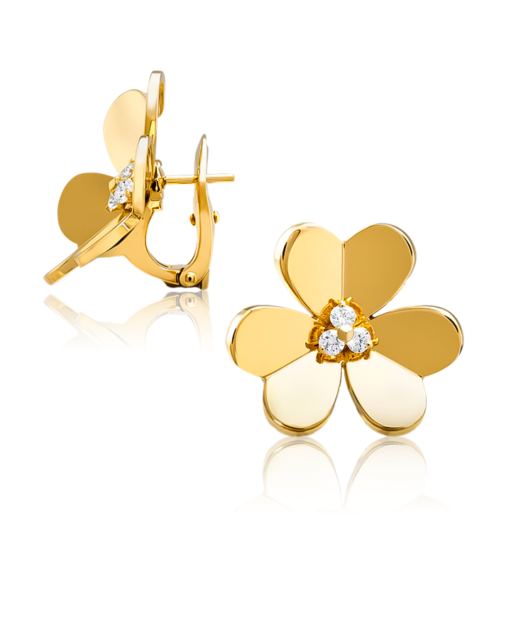 Серьги Van Cleef & Arpels Ohrringe Frivole VCARB65900