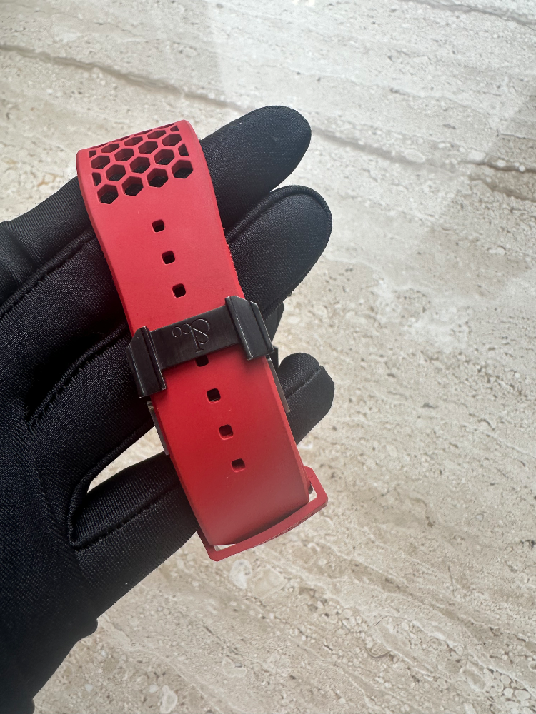 Часы JACOB and Co. Epic X Skeleton Titanium Red Hand-Wind EX100.21.RR.PY.A