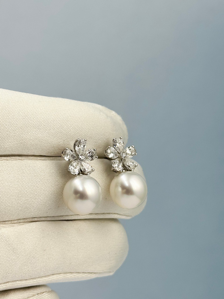 Серьги Mercury Flower ME22998/PRL10/FL