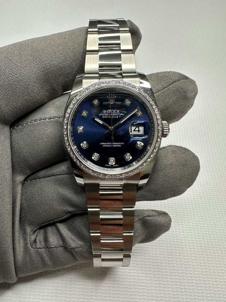 Часы Rolex Datejust 36mm Steel and White Gold 116200 Тюнинг.