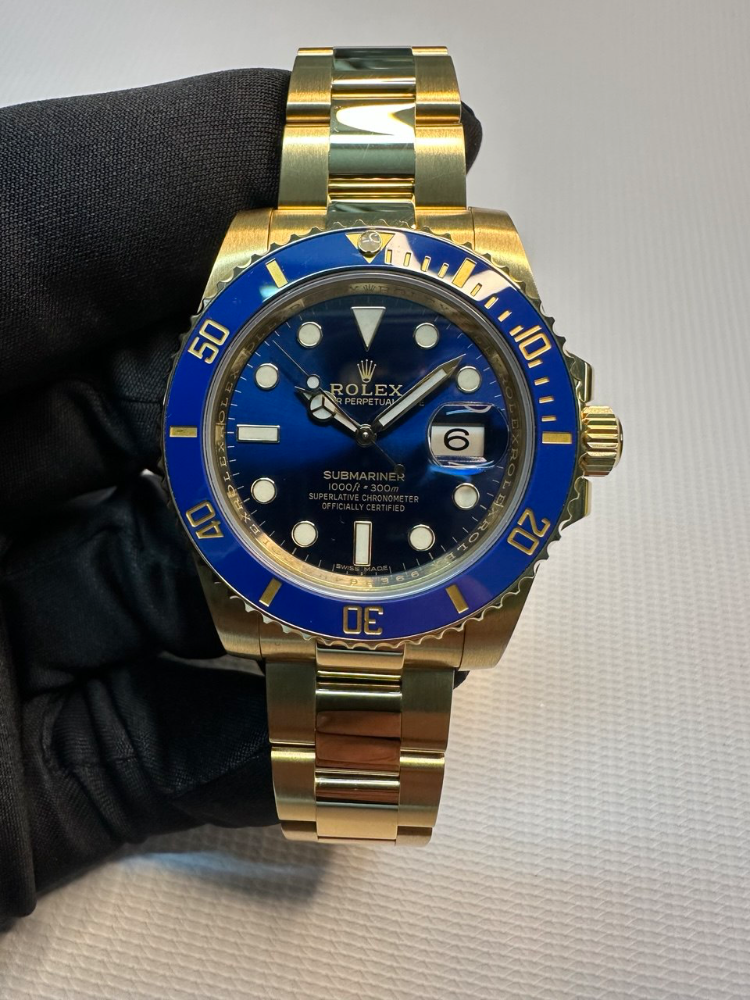 Часы Rolex Submariner Date 40mm Yellow Gold Ceramic 116618LB