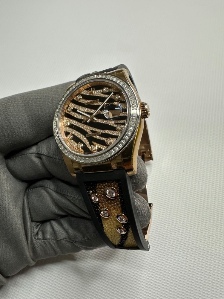 Часы Rolex Datejust 36mm Everose Gold 116185BBR