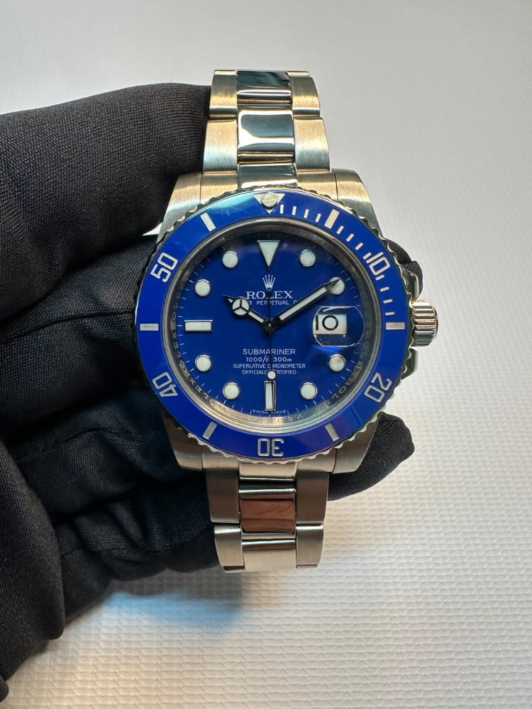 Часы Rolex Submariner White gold 116619LB.