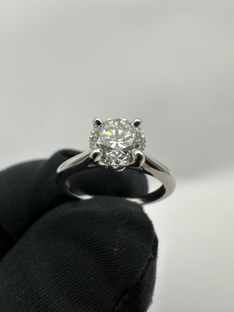 Кольцо No name с бриллиантом 1 52ct H/SI1