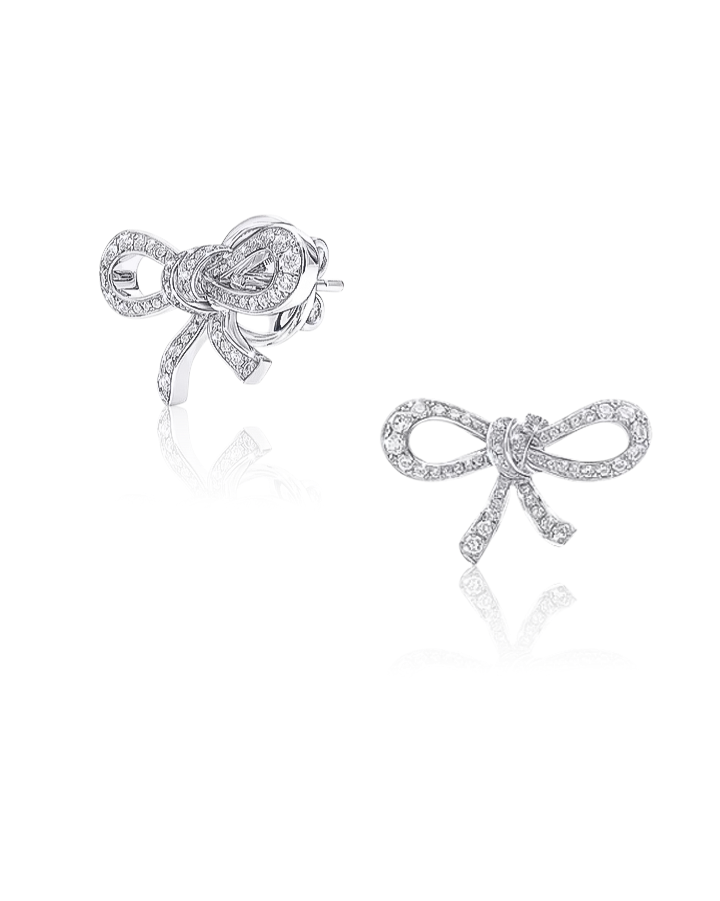 Серьги Graff TILDA S BOW MINI DIAMOND STUD EARRINGS RGE1662