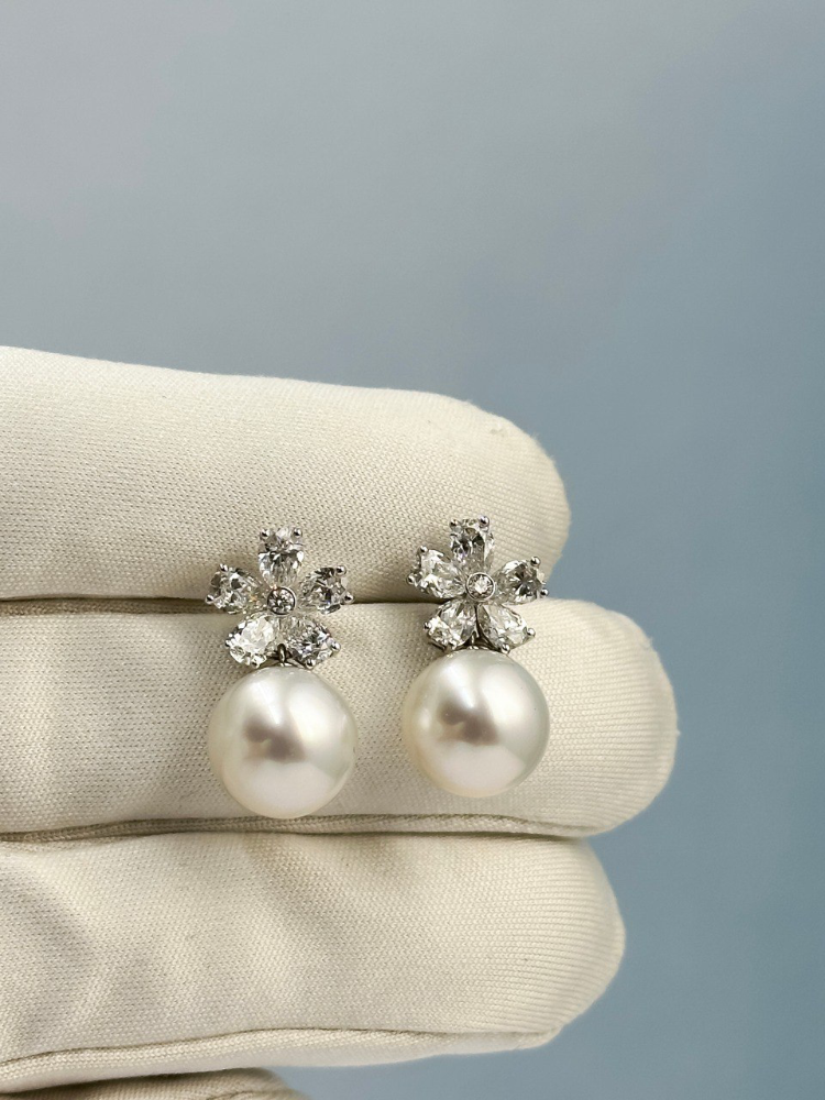 Серьги Mercury Flower ME22998/PRL10/FL