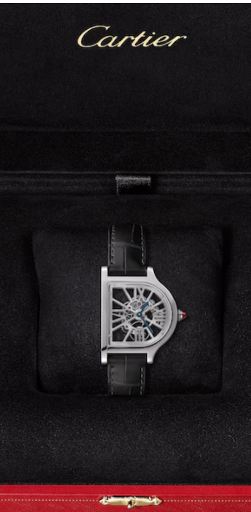 Часы Cartier RELOJ ESQUELETO CLOCHE DE WHCC0003 Limited Edition.