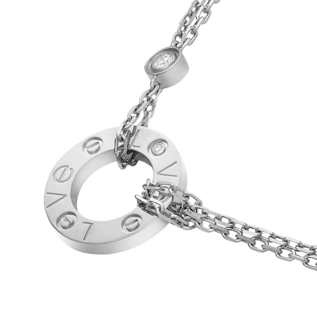 Колье Cartier LOVE PENDANT 2 DIAMONDS B7219400