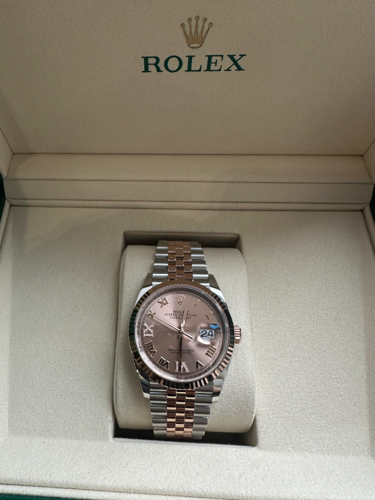 Часы Rolex Datejust 36mm Steel and Everose Gold 126231-0027.