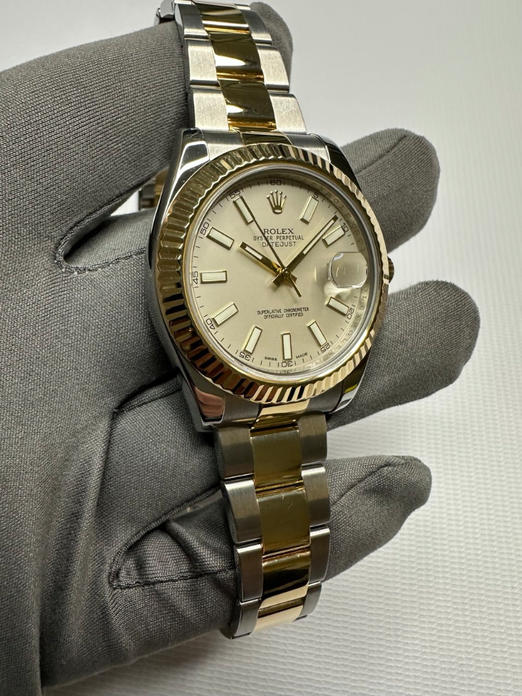 Часы Rolex Datejust II 41mm Steel and Yellow Gold 116333 Ivory