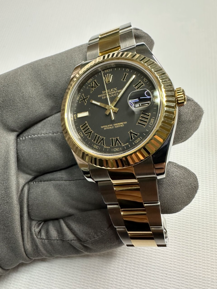 Часы Rolex Datejust II 41mm Steel and Yellow Gold 116333 bkro