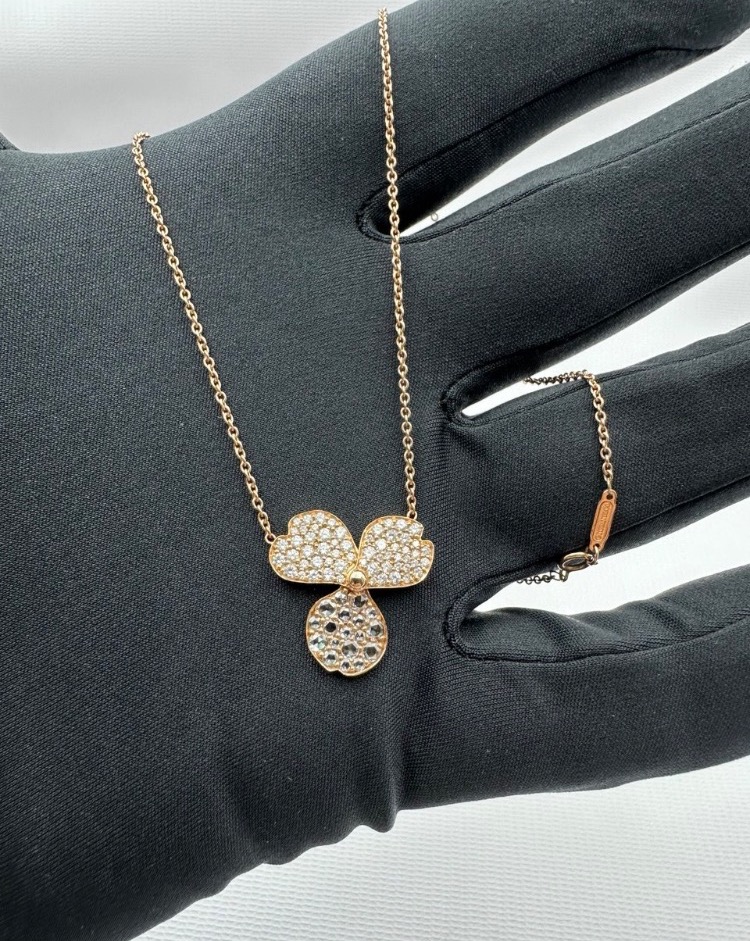 Подвеска Tiffany&Co. Tiffany Paper Flowers в виде соцветия с бриллиантами