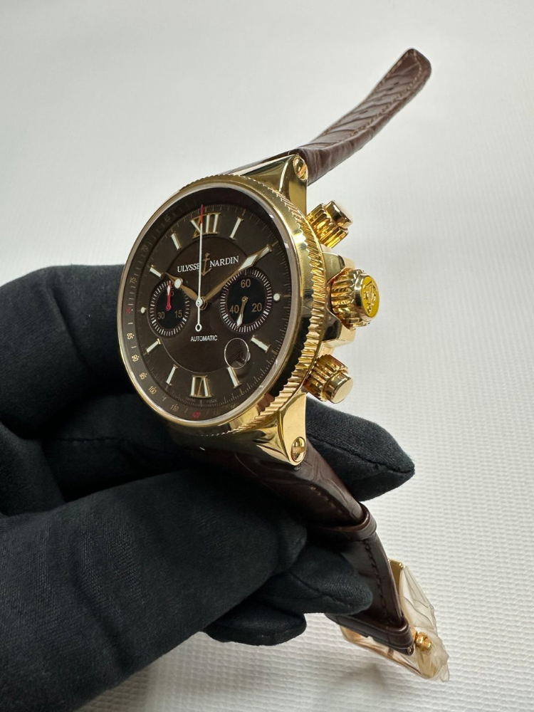 Часы Ulysse Nardin Marine Collection Maxi Marine Chronograph 356-66-3/355