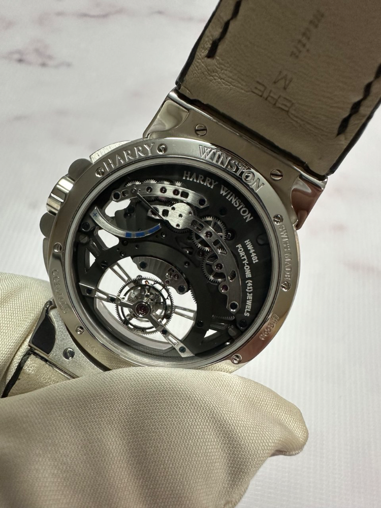 Часы Harry Winston Ocean Tourbillon Jumping Hour OCEMTJ45WW001
