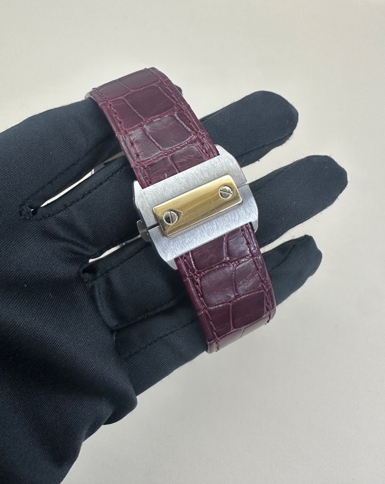 Часы Cartier SANTOS 100 CHRONOGRAPH STAINLESS STEEL & 18K YELLOW GOLD 2740