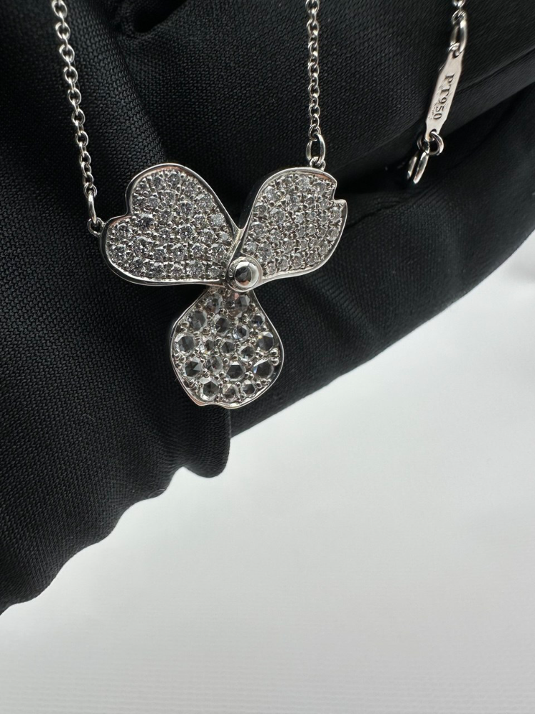 Подвеска Tiffany&Co. Tiffany Paper Flowers в виде соцветия с бриллиантовым «паве»