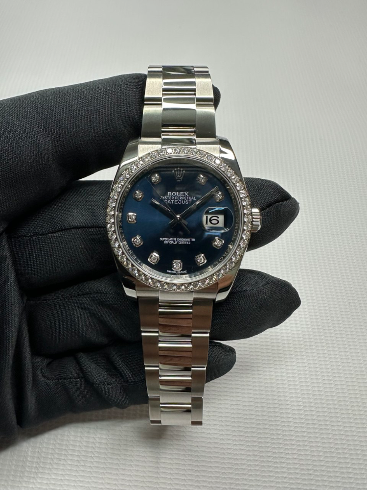 Часы Rolex Datejust 36mm Steel and White Gold 116244-0022