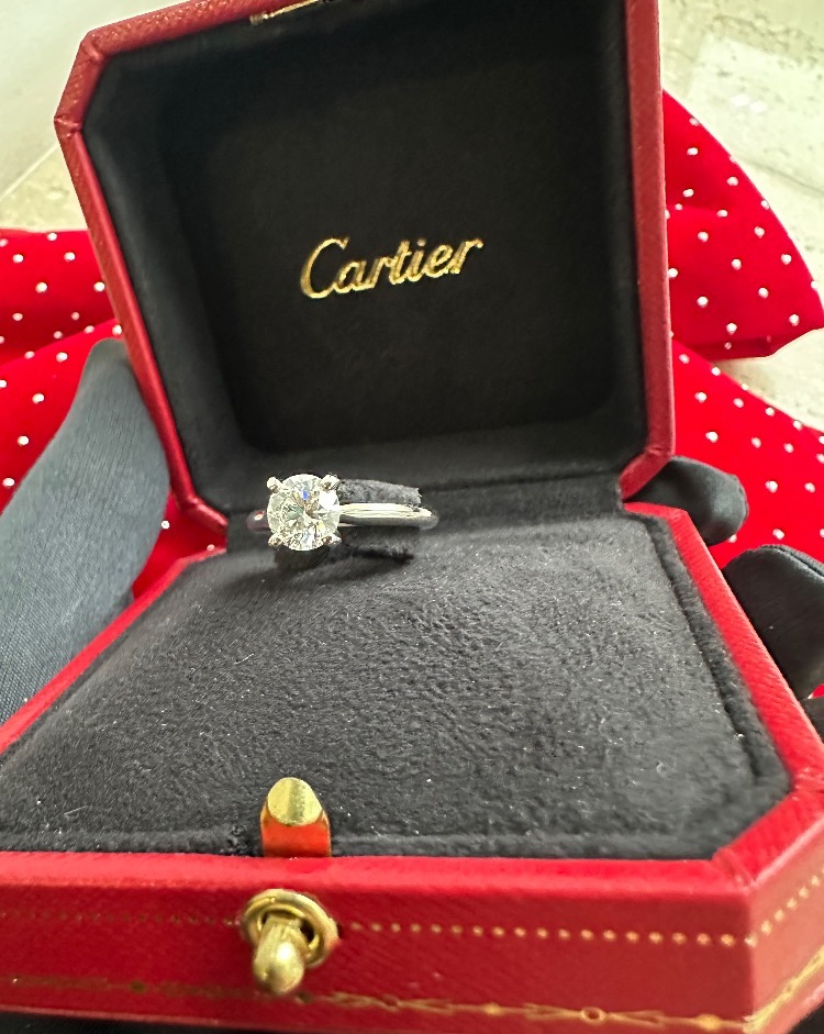 Кольцо Cartier 1895 SOLITAIRE N4163049 1 09ct H/VS1.