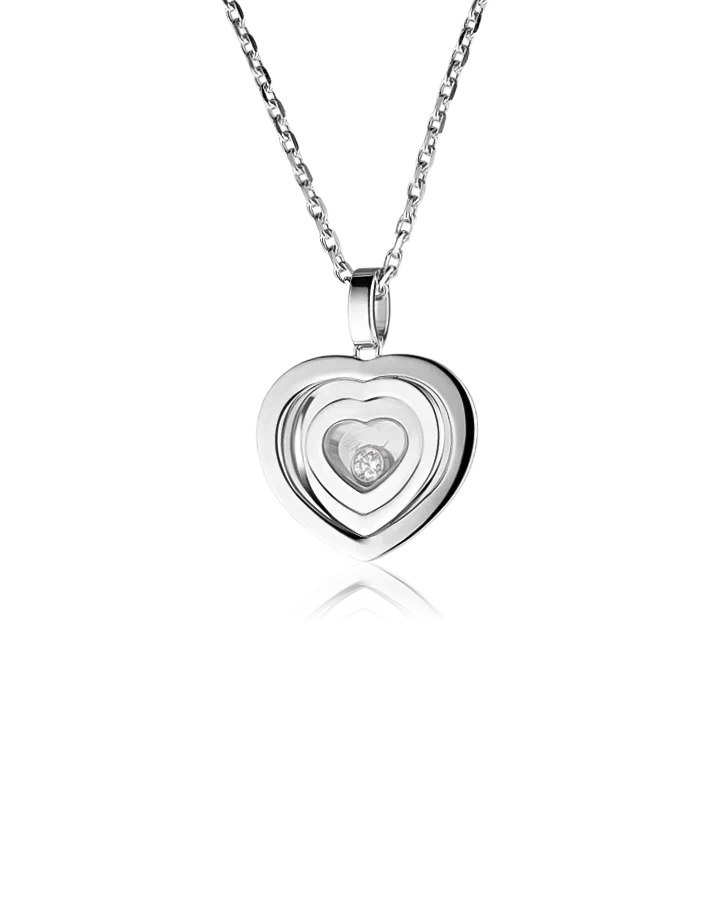 Подвеска Chopard Happy Spirit White Gold Heart Pendant 797983-1001