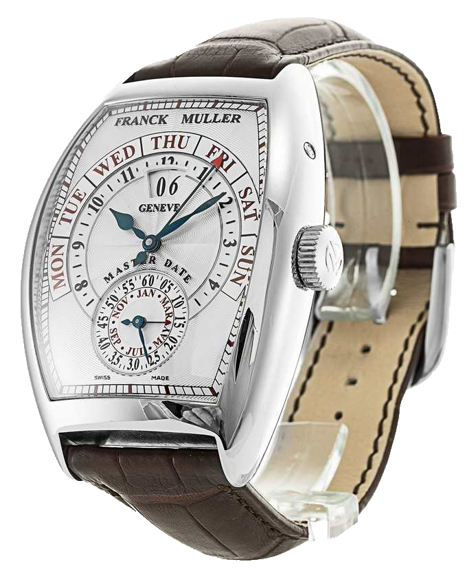 Часы Franck Muller Cintree Curvex Master Date 8880 S6 GG DT White Gold