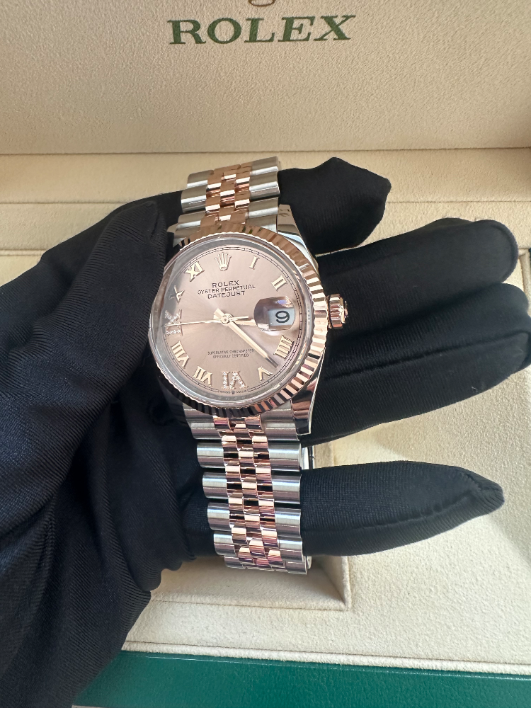 Часы Rolex Datejust 36mm Steel and Everose Gold 126231-0027
