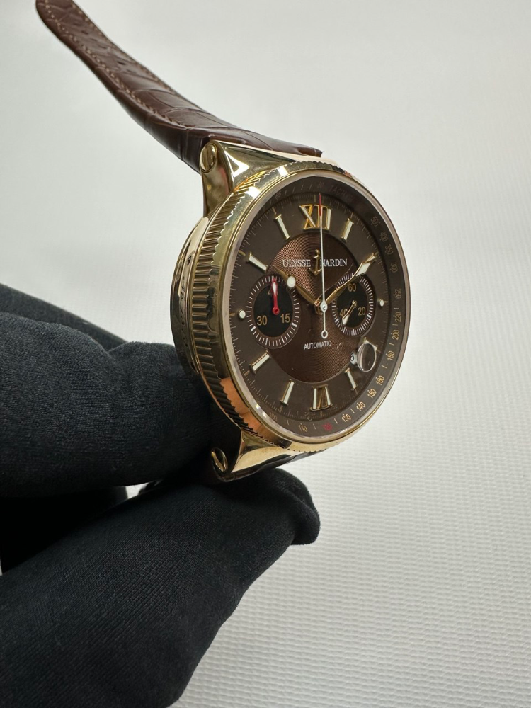 Часы Ulysse Nardin Marine Collection Maxi Marine Chronograph 356-66-3/355