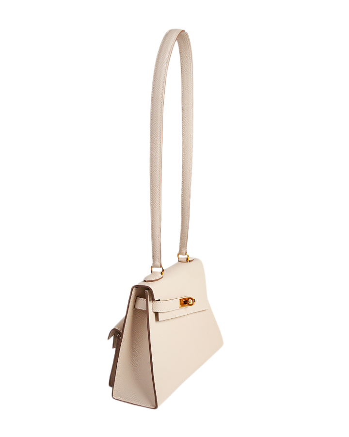 Сумка Hermes Hermès Limited Edition Nata Epsom Kelly en Desordre 20 Sellier Gold Hardware