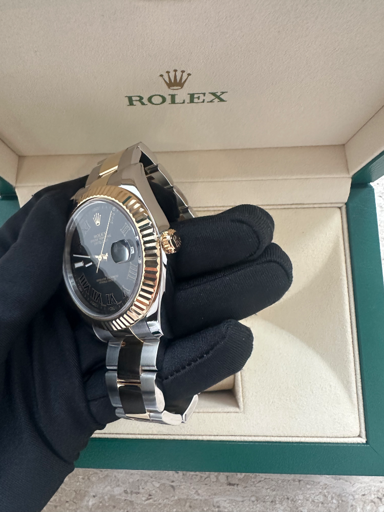 Часы Rolex Datejust II 41mm Steel and Yellow Gold 116333 bkro