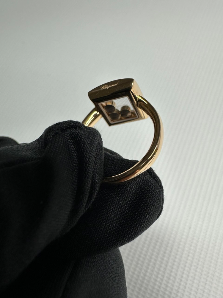 Кольцо Chopard HAPPY CURVES комплект арт. 829224-5039