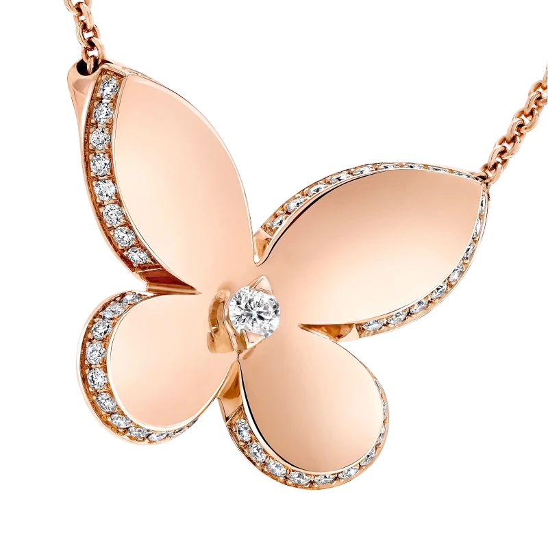 Колье Graff PAVÉ BUTTERFLY PENDANT RGP819