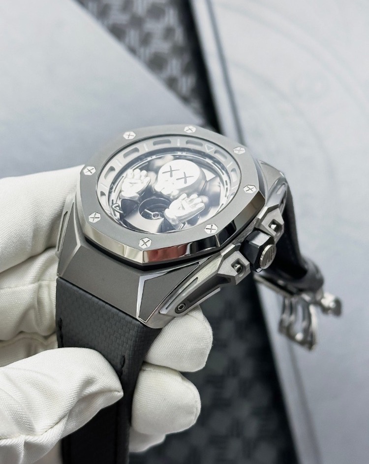 Часы AUDEMARS PIGUET KAWS TOURBILLON COMPANION OPENWORKED DIAL LIMITED EDITION 26656TI.GG.D019VE.01