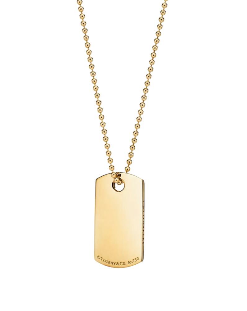 Кулон Tiffany&Co. Tiffany 1837® Makers I.D. Tag Pendant in 18k Gold 24 