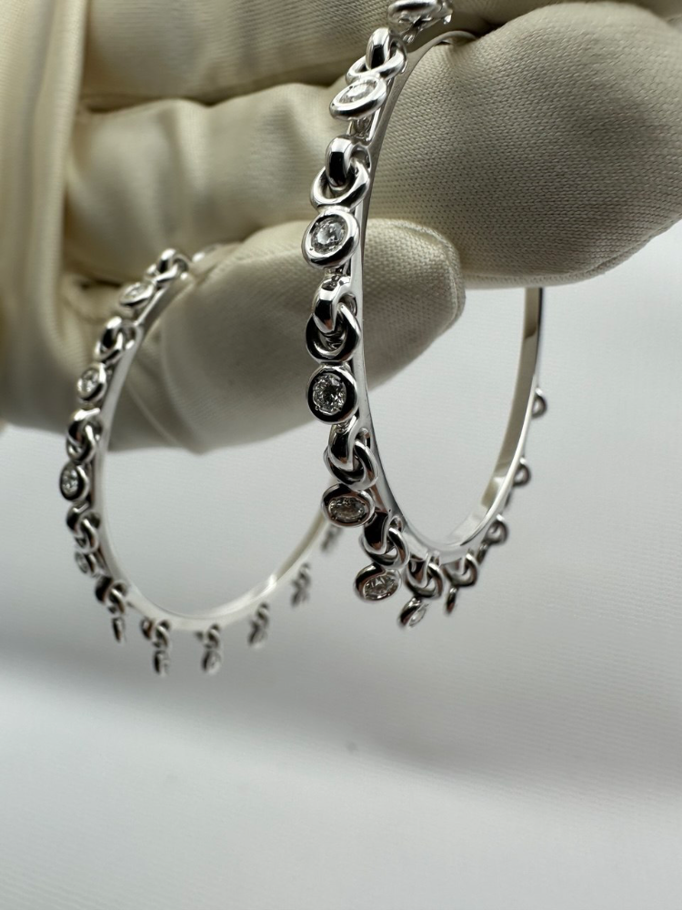 Серьги Dior Christian Hoop
