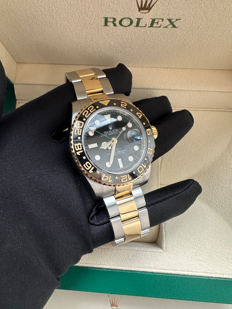 Часы Rolex GMT Master II 40mm Steel and Yellow Gold 116713LN
