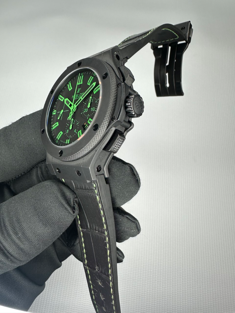 Часы Hublot Big Bang 44 mm All Black Green