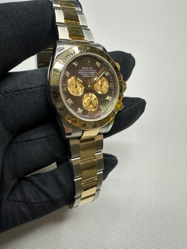 Часы Rolex Cosmograph Daytona 40mm Steel and Yellow Gold 116523 dkym