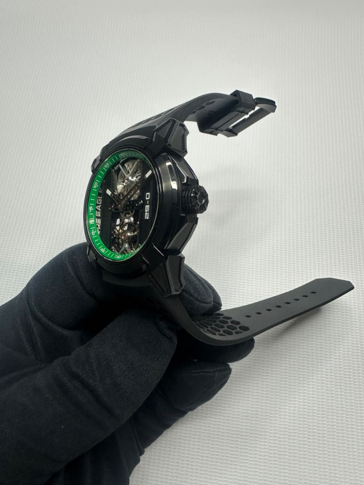 Часы JACOB & Co Epic X Titanium Skeleton Khabib EX110.21.AB.AE.A
