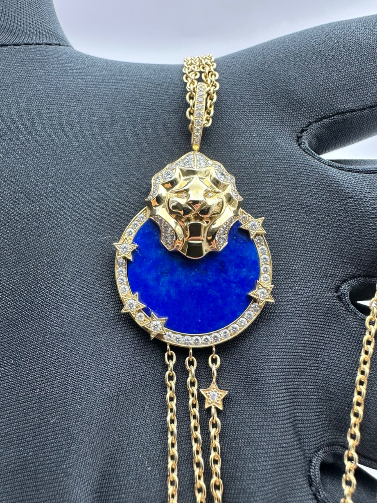 Колье Chanel длинное lion médaille Арт. J11369