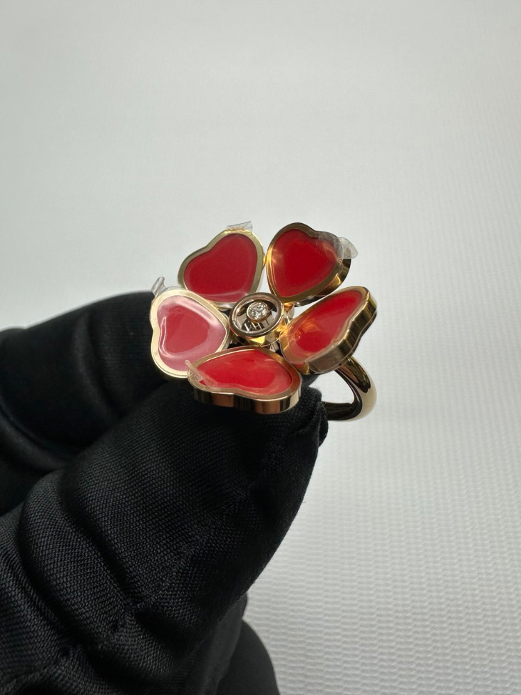 Кольцо Chopard Happy Diamonds Happy Hearts Flowers 82A085-5810