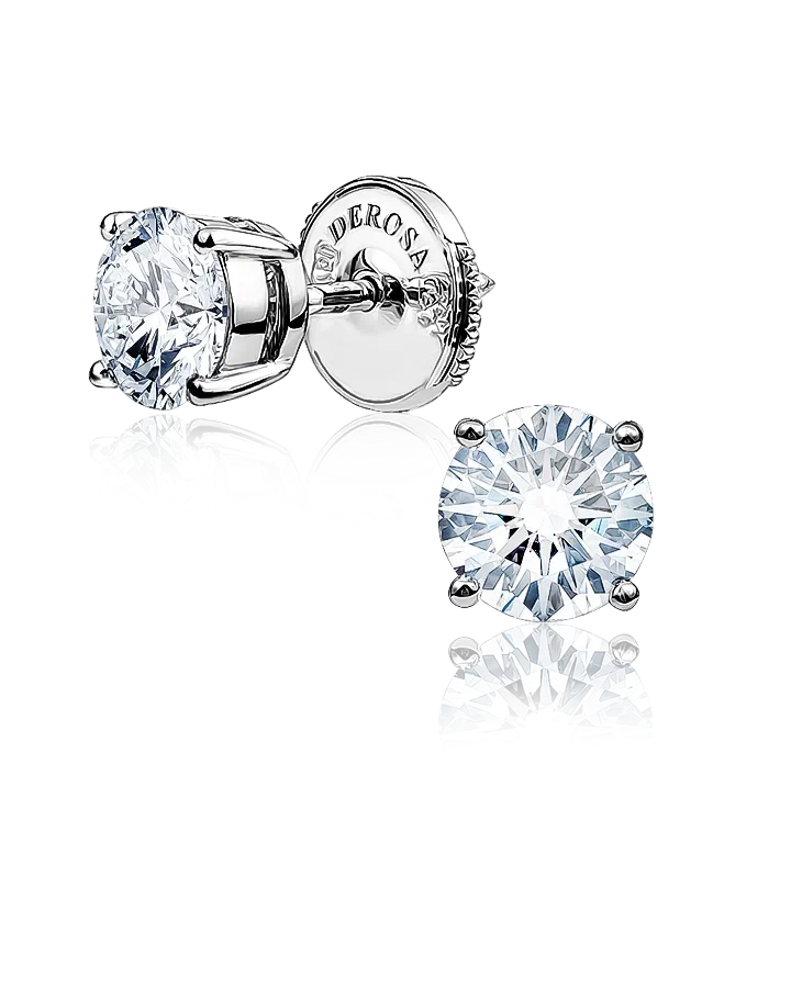 Серьги DeRosa с бриллиантами 0 51/0 50ct G/VS2.