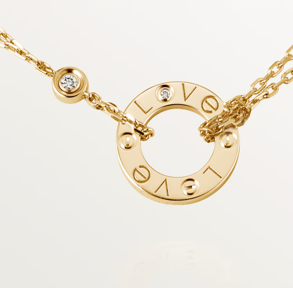 Подвеска Cartier LOVE PENDANT 2 DIAMONDS B7219500