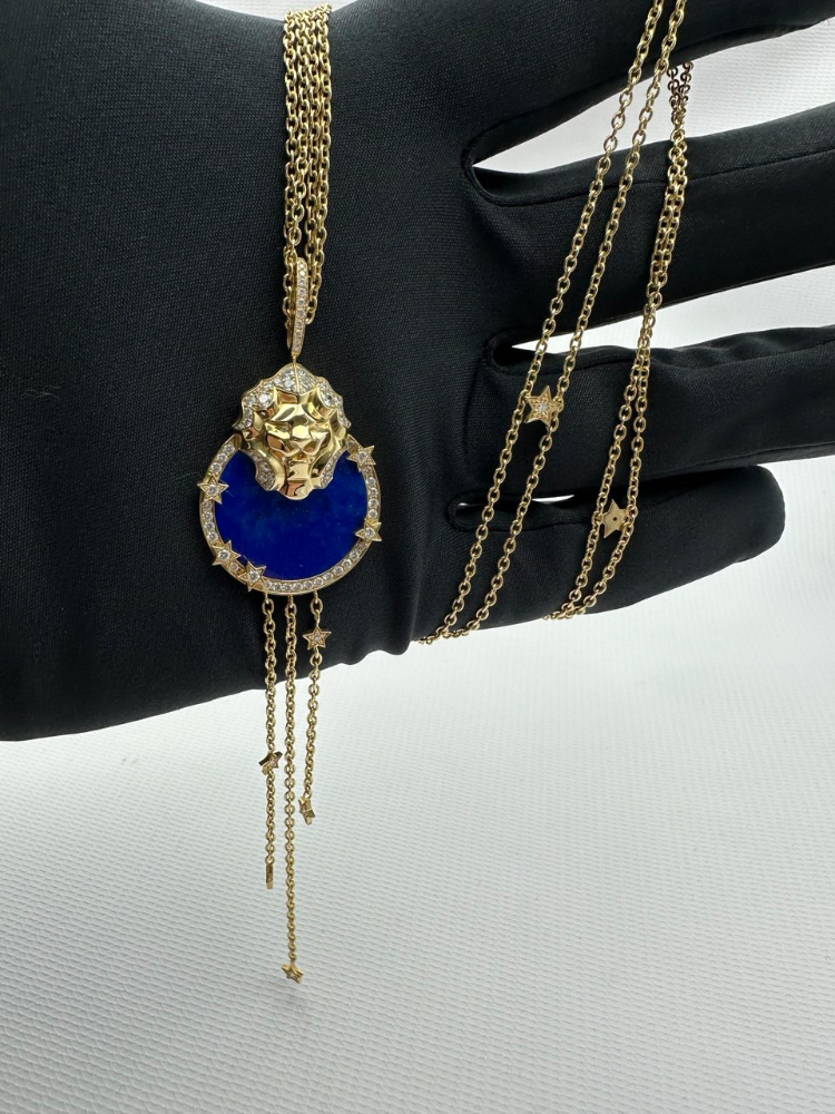 Колье Chanel длинное lion médaille Арт. J11369