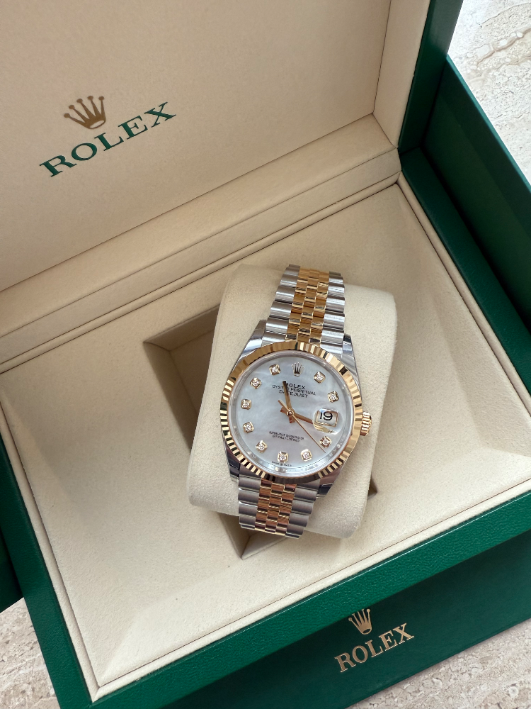 Часы Rolex Datejust 36 mm Steel and Yellow Gold 126233-0023