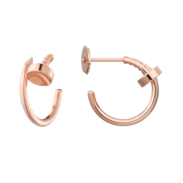 Серьги Cartier JUSTE UN CLOU HOOP EARRINGS SMALL MODEL B8301234