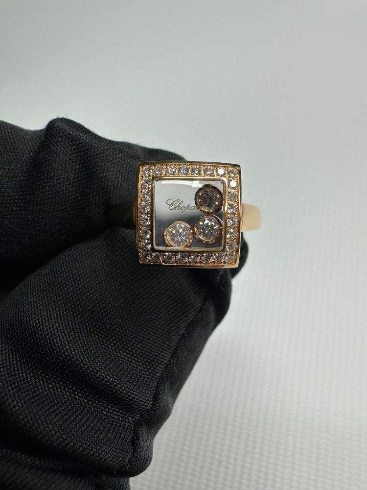 Кольцо Chopard HAPPY CURVES комплект арт. 829224-5039