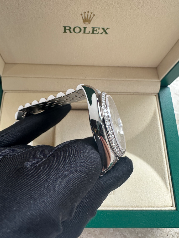 Часы Rolex Datejust 36mm Steel and White Gold 116244 White MOP D
