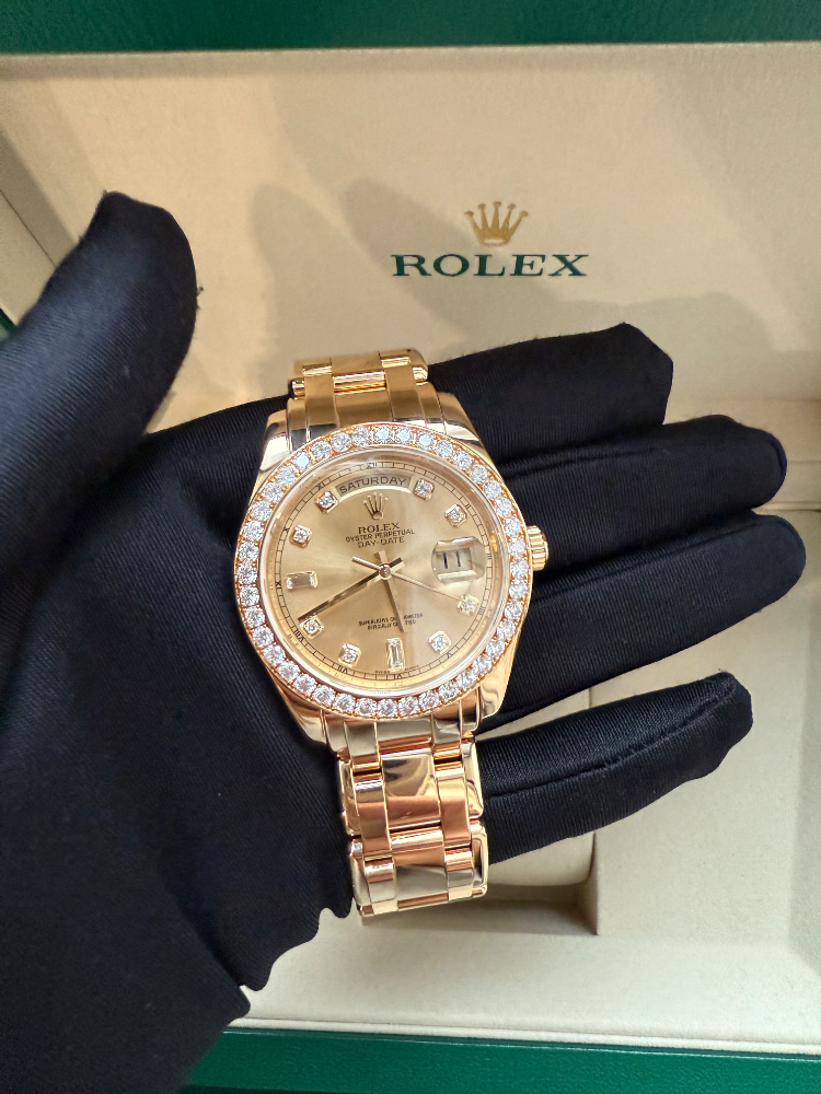 Часы Rolex Day-Date Special Edition Yellow Gold Masterpiece Ladies 18948 CHD