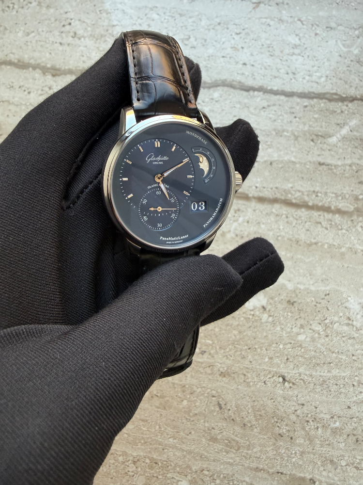 Часы Glashütte Original Original PanoMaticLunar Steel 40 mm 1-90-02-46-32-35