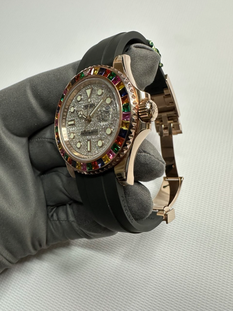 Часы Rolex YACHT-MASTER 40 MM RAINBOW ROSE GOLD